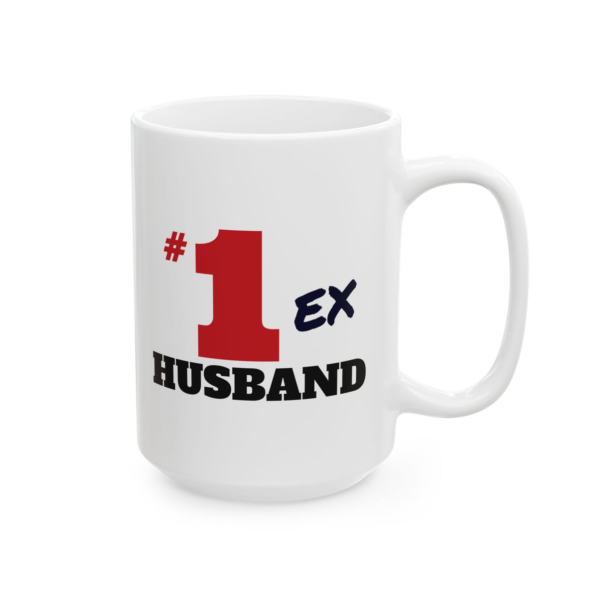 #1 Ex Husband funny divorce gift coffee mug, view 4