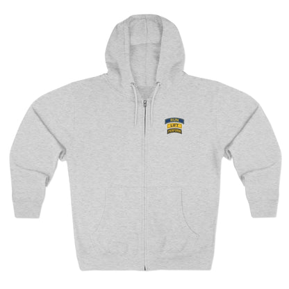 Run Lift Perform zip up hoodie with the RUN LIFT PERFORM tab mark, view 1